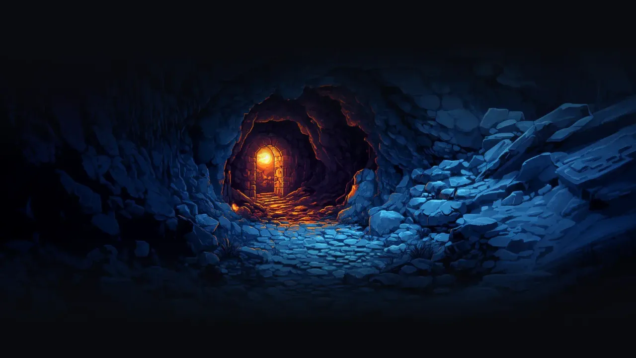 An underground ore mine in TerraX